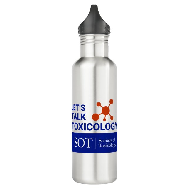 Bouteille D'eau 24 Oz Water Bottle-Parlons de toxicologie (Gauche)