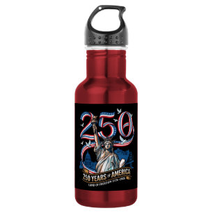 Bouteille D'eau 250 ans anniversaire amérique 1776 2026