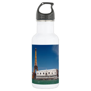 Bouteille D'eau 2 pour 1 Venise et Paris - Mixte up World
