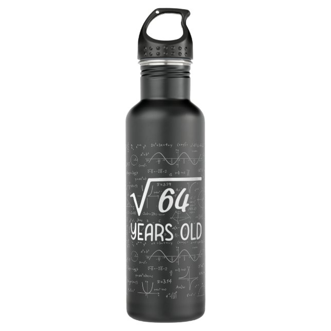 Bouteille D'eau 8 Ans Gift Boys Girls Funny 8e Anniversaire Gif (Devant)