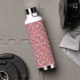 Bouteille d'eau à panneau rouge