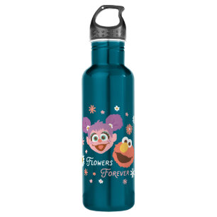 Bouteille D'eau Abby Cadabby & Elmo   Fleurs pour toujours