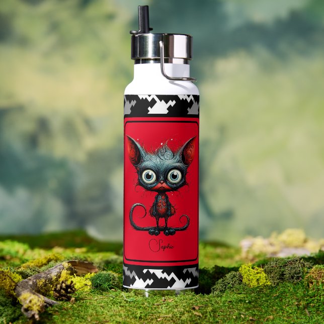 Bouteille d'eau Abstraite d'animal Thor (Couvercle)