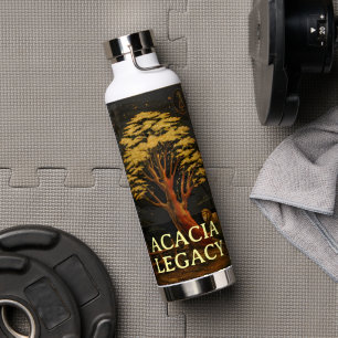 Bouteille D'eau Acacia Legacy™ Feuille d'Or Collectionneur Maasa