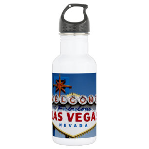 Bouteille D'eau Accueil au signe historique fabuleux de Las Vegas