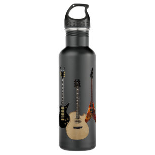 Bouteille D'eau Acoustic And Electric Guitars Rock Music Player Co