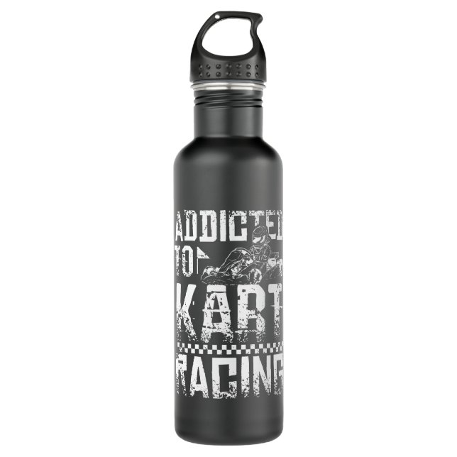 Bouteille D'eau Addicité À Kart Racing (Devant)