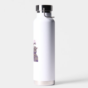 Bouteille D'eau Adorable Baby Hippo Juste Une Fille Qui Aime Moo D