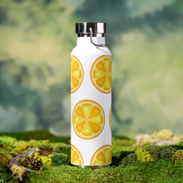 Bouteille D'eau Agrumes TROPICALES FRUITS D'ÉTÉ Citrons d'orange (Extérieur)