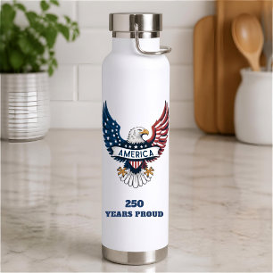 Bouteille D'eau Aigle Patriotique 250e Anniversaire Indépendance A