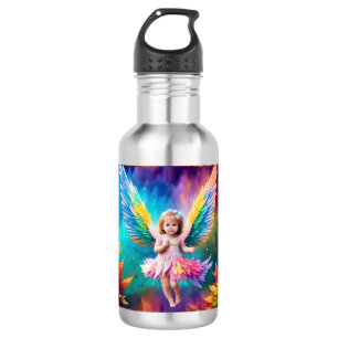 Bouteille D'eau Ailes d'ange de bébé mignon Art-38424