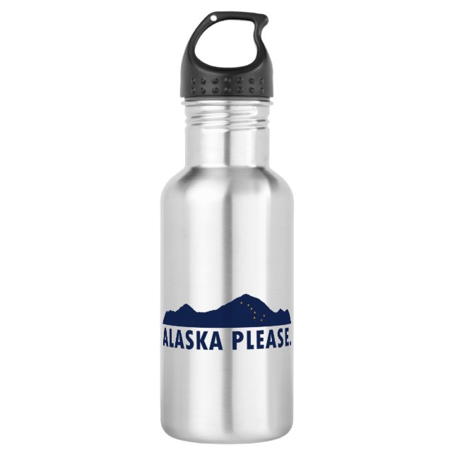 Bouteille D'eau Alaska S'il vous plaît (Devant)