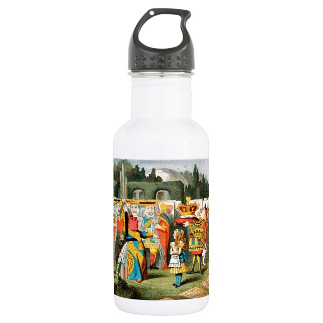 Bouteille D'eau Alice à Wonderland (Devant)