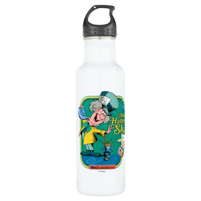 Bouteille D'eau Alice au pays des merveilles | Compétences en mati (Devant)
