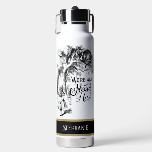 Bouteille D'eau Alice au pays des merveilles Nous sommes tous mort