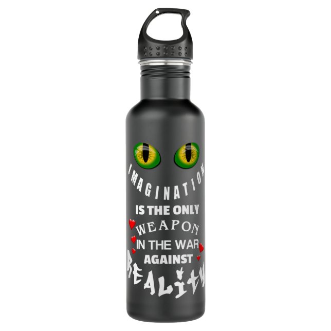 BOUTEILLE D'EAU ALICE IN WONDERLAND CHESHIRE CAT (Devant)