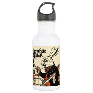 Bouteille D'eau Alice White Rabbit Classic Wonderland