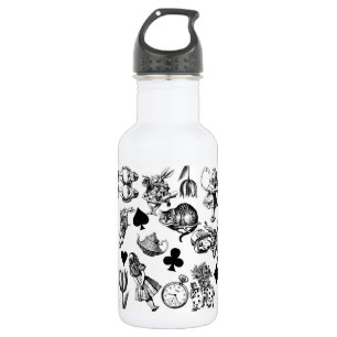 Bouteille D'eau Alice White Rabbit Wonderland Classic