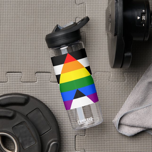 Bouteille D'eau Alliance de la fierté LGBTQ (Droite)
