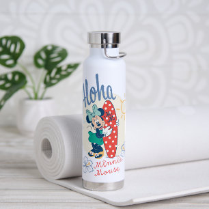 Bouteille D'eau Aloha Minnie Mouse Style Surf