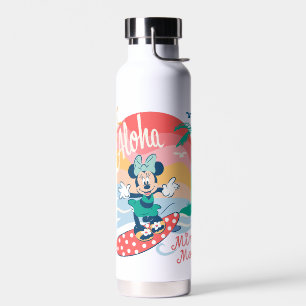 Bouteille D'eau Aloha Minnie Mouse Surf Tropical