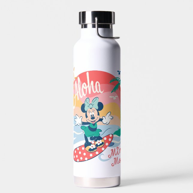 Bouteille D'eau Aloha Minnie Mouse Tropical Surf (Gauche)