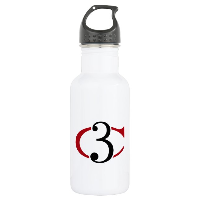 Bouteille D'eau Aluminium avec le logo C3 (Devant)