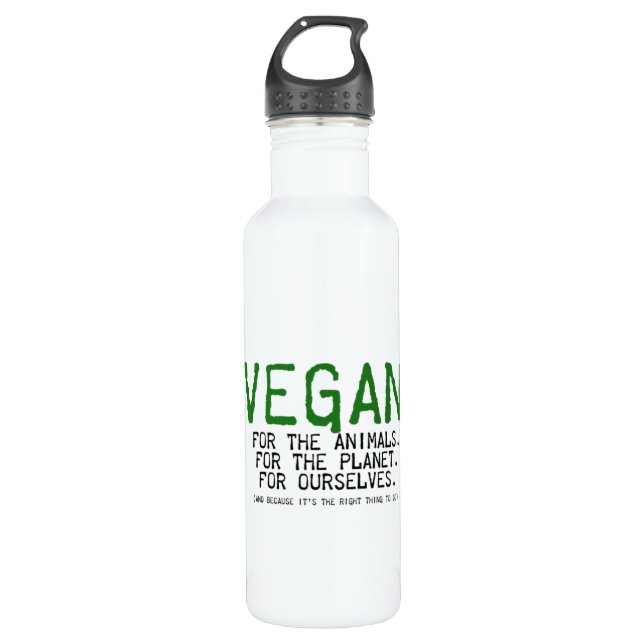 Bouteille D'eau Alun végétalien 24oz de Bottleworks de liberté (Devant)