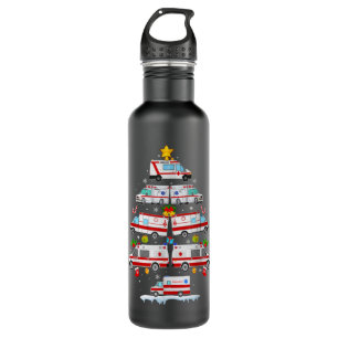 Bouteille D'eau Ambulance Christmas Tree AMR Funny EMS EMT Paramed