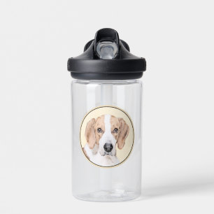 Bouteille D'eau American Foxhound Painting - Joli art original chi