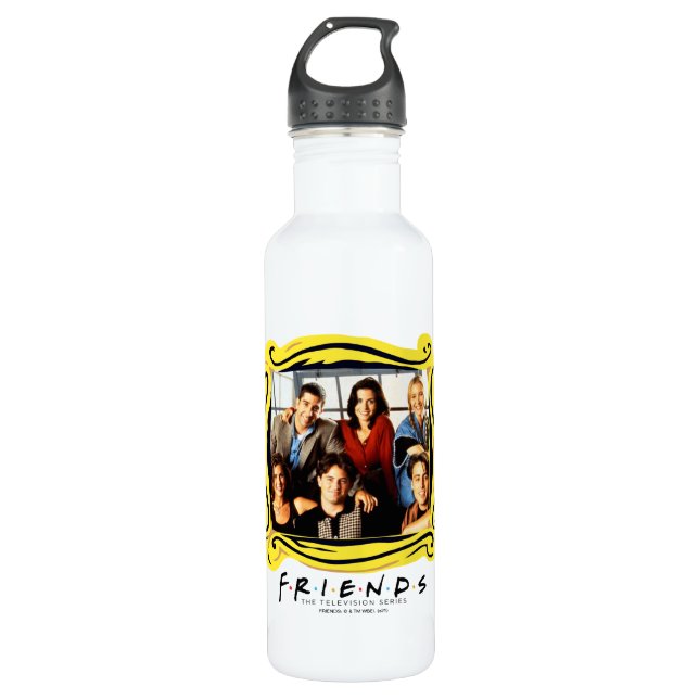 Bouteille D'eau AMIS™ | Cast assis dans l'appartement de Monica (Devant)