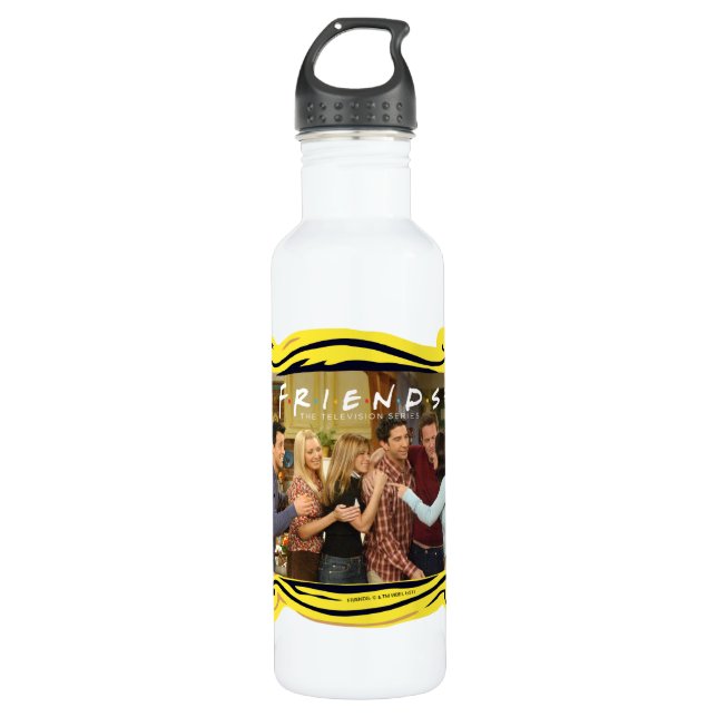 Bouteille D'eau AMIS™ | Cast Thanksgiving Group Hug (Devant)