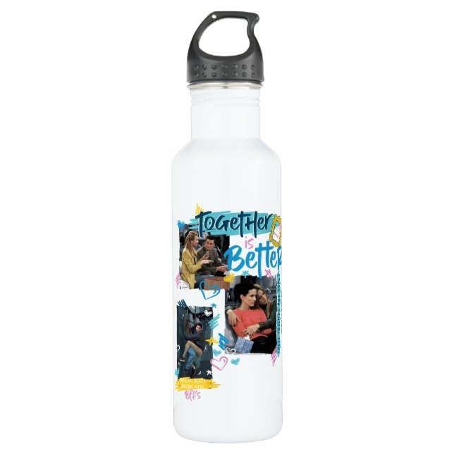 Bouteille D'eau AMIS™ | Ensemble, mieux vaut (Devant)
