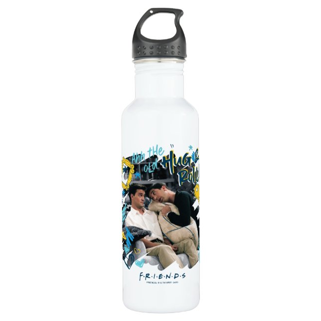 Bouteille D'eau AMIS™ | L'Ancien Hug & Roll (Devant)