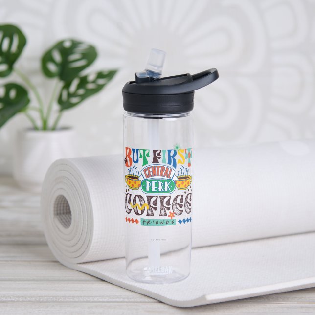 Bouteille D'eau AMIS™ | Mais Premier café Vibrant Graphisme (Yoga)