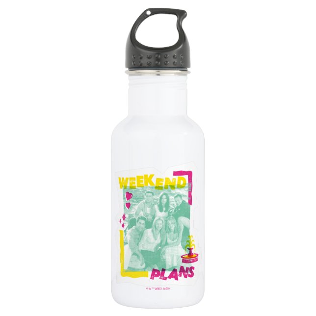 Bouteille D'eau AMIS™ | Plans de fin de semaine (Devant)