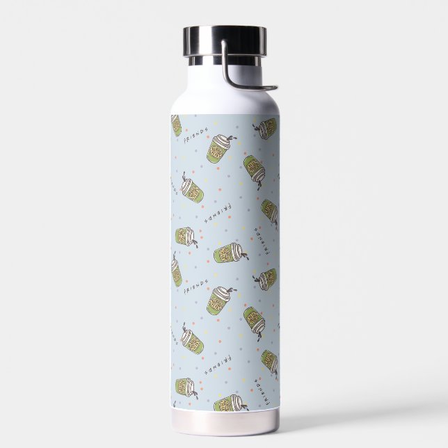 Bouteille D'eau AMIS™ | Polka Dot Central Perk Motif (Gauche)