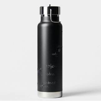 Bouteille d'eau amusante et inspirante pour utilis
