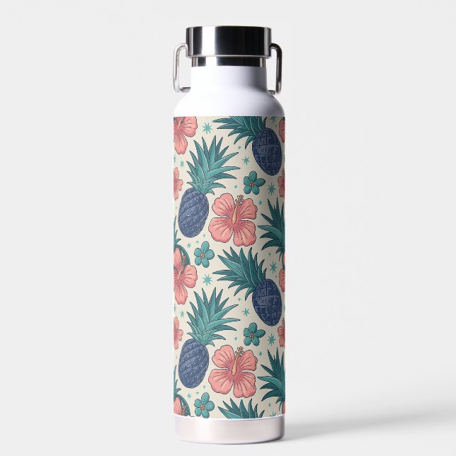 Bouteille D'eau Ananas bleus (Avant)