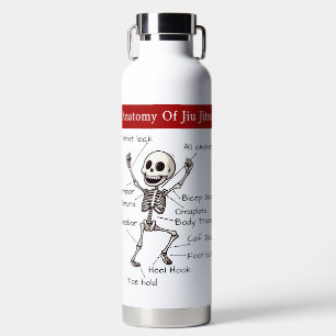 Bouteille D'eau Anatomie Drôle De Jiu Jitsu Technique De Soumissio