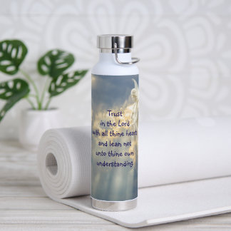 Bouteille D'eau  Angel Trust in the Lord Quote Inspirational