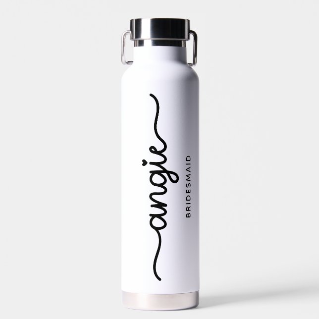Bouteille D'eau Angie Cute Heart I Bridesmaid (Avant)