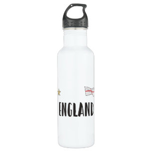 Bouteille D'eau Angleterre Fan Shirt Anglais Drapeau
