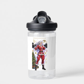 Bouteille D'eau Anime Gym Santa Fitness Noël