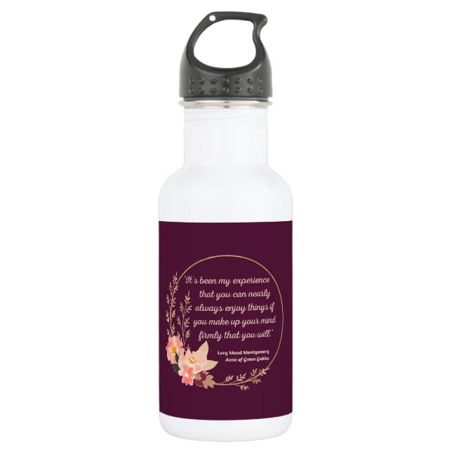Bouteille D'eau Anne Of Green Gables Citation I - Style mignon (Devant)