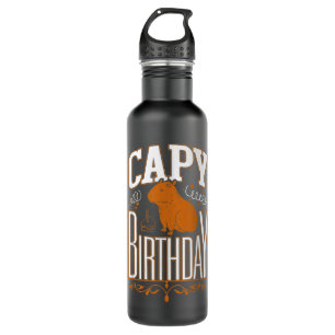 Bouteille D'eau Anniversaire Capy, Capybara Plush, Cappybara, Capy