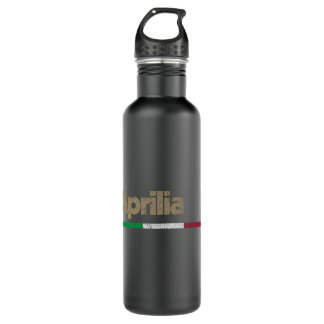 Bouteille D'eau Aprilia Italie Ville Retro Drapeau Italie Pullover