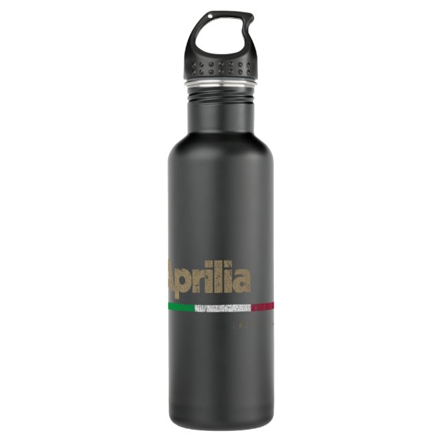 Bouteille D'eau Aprilia Italie Ville Retro Drapeau Italie Pullover (Devant)