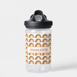 Bouteille D'eau Aquarelle Cute Boho Pastel Enfants Arc-en-ciel mod