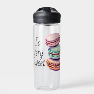 Bouteille D'eau Aquarelle Vintage personnalisée Macaron
